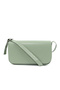 Mint Green Shk183 Faux Leather Adjustable Strap Baguette Model Hand, Arm and Shoulder Bag with Cover - 6
