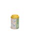 Leaf 1 Patterned Metal Spice Rack, Ø10.5 cm X 15 Cm, 1.1 Lt, Ef115-42