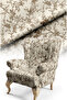 Classic Flower Patterned Digital Printed Upholstery Sofa Fabric
