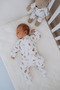 0.3 Tog Zippered Baby Jumpsuit with Booties - Pureline Series - Cute Animals - 6