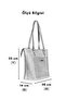 Brown Tote Genuine Leather Women's Shopping Shoulder Bag - 8