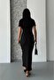 Draped Sun Accessory Half Sleeve Slit Elibse - 5