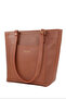 Tote Genuine Leather Women's Shopping Arm and Shoulder Bag - 4