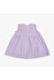 Organic Cotton Hand-Embroidered Lilac Girls Dress