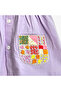 Organic Cotton Hand-Embroidered Lilac Girls Dress - 2