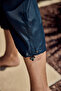 Remsa Men's Blue Sea Long Capri Shorts Swimsuit RKS-01 Navy Blue - 6