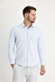Long Sleeve Slim Fit Slim Fit Classic Print Cotton Easy-Iron Shirt - 2