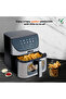 Air Fryer 8L with Non-Stick Bucket, Touch Panel & 10 Free Paper Liners for Multi-Cooking - 7