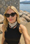 White Scarf with Black Dots - 4