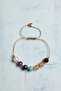 Certified Chakra Natural Stones Bracelet – Amethyst, Lapis, Amazonite, Citrine, Sunstone and Garnet - 5