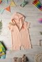 Zip Hoodie - Organic 100% Cotton Muslin - Embroidered Baby Beach Pool Sea Wear - Hooded with Pockets - Summer Sea and Pool Wear - Bathrobe - Towel - Drying - Powder - 3