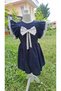 Girl's Eid Birthday Special Day 100% Cotton Linen Dress - 3