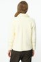 Pocket Detailed Cardigan with Pearls and Glitter, Ecru - 3