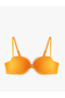 Textured Underwire Strapless Bikini Top with Removable Straps