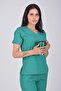 Operating Room Green Stretch Fabric Atlantis Model Jogger Pants Doctor Nurse Hospital Scrubs Uniform Set - 3