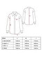 Ecru Modal Soft Textured Oversized Women's Shirt with Hidden Button Detail - 8262 - 8