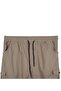 Men's Plus Size Stretch Fabric Jogger Pants with Elastic Legs and Pack of Cargo Pocket Beige - 3