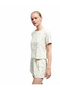 Short Sleeve Crew Neck Floral Shorts Pajama Set - 2