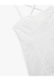 Poplin Slim Fit Cross Strap Pleated Mini Fishtail Dress - 5