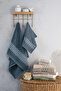 Iconic - 70% Bamboo / 30% Cotton Embroidered Hand Towels - Set of 6 50X90 - 2