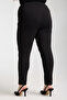 Narrow Leg Fabric Trousers with Pockets and Elastic Waist G119-1 - 8