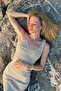 Beige V-Neck Strap Knitwear Long Dress Mg1724 - 2