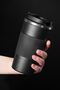 304 L Locked Steel Matte Black 510 ml Coffee Thermos Mug Cin405Sy - 2