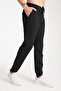 Men's Pants with Elastic Waist, Stretch Fabric, Turn-Up Hem Jogger Style
