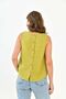 Women's Muslin Pocket Vest Blouse 100% Cotton Back Button - Mg001 - 8
