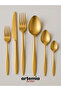Gold Dine 24 Piece 6-Person Cutlery Set (Matte Gold) - 3