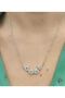 Steel Clover and Heart Magnet Pendant Necklace - 3