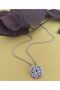 Steel Clover and Heart Magnet Pendant Necklace - 2