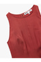 X Selected by Melis Ağazat - Sleeveless Halter Neck Peplum Blouse - 5