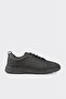 Black Leather Men's Casual Shoes