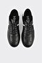 Black Leather Men's Casual Shoes - 4