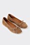 Natural Leather Women's Casual Shoes - 2