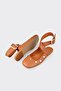 Tan Leather Women's Casual Shoes - 4
