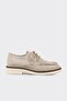 Beige Leather Women's Casual Shoes