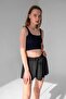Black Loose Cut Tights Sports Shorts - 4