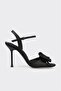 Black Women's Heeled Sandals