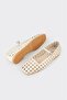 Beige Leather Women's Casual Shoes - 3