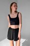 Black Loose Cut Tights Sports Shorts - 5