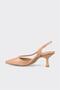 Beige Women's Heeled Shoes - 3