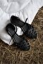 Genuine Leather Cross-Detail Daily Women's Sandals - 8