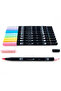 Abt Dual Brush Pen Graphic Pen Set of 10 - Pastel Colors - 3