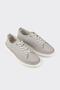 Gray Leather Men's Casual Shoes - 2