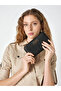 Women's Black Printed Patterned Faux Leather Zipper Wallet-06Pc25Y601-P S - 2