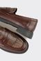 Brown Leather Women's Casual Shoes - 5