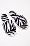 Printed Slippers Towel Bathroom Home Hotel Slippers Non-Slip Thin Open Toe