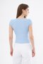 Blue Crop Women's T-shirt - Skinny Fit - Citcit - 4